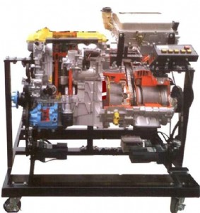 汽車油電混合動力系統(tǒng)解剖模型 新能源汽車教學(xué)模型